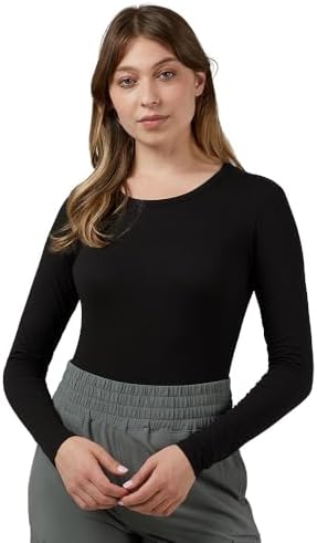 32 Degrees Heat Womens Lightweight Baselayer Crew Top Thermal Long Sleeve Shirt for Winter Layering