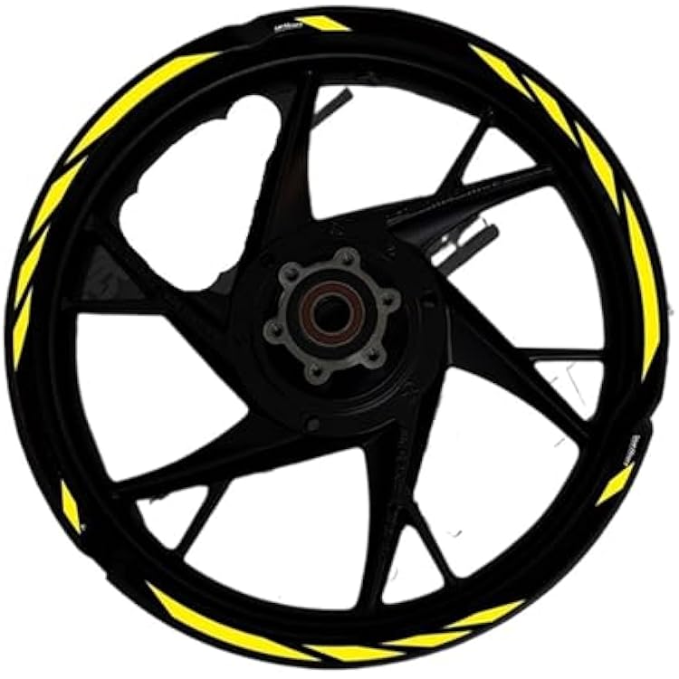 Wheel Stickers for R1 for R3 for R6 MT03 MT07 for MT09 for MT10 MT15 17 Reflective Motorcycle Rim Wheel Hub Sticker Decals