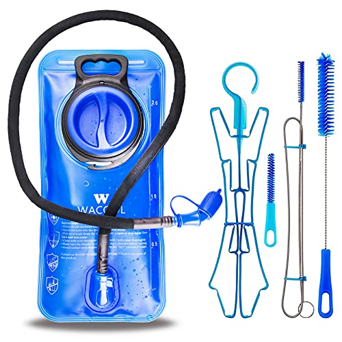 WACOOL 2L 2.5L 3L BPA Free PEVA Hydration Pack Bladder Leak-Proof Water Reservoir