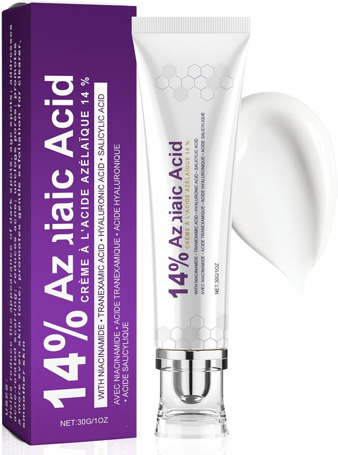 14% Acid Spot Cream - Acne Treatment for Spot Prone Skin - Dark Spot Remover for Face - Pimple Cream - Spot Treatment for All Skin Type - Reduces Redness, Even Skin Tone - 30g